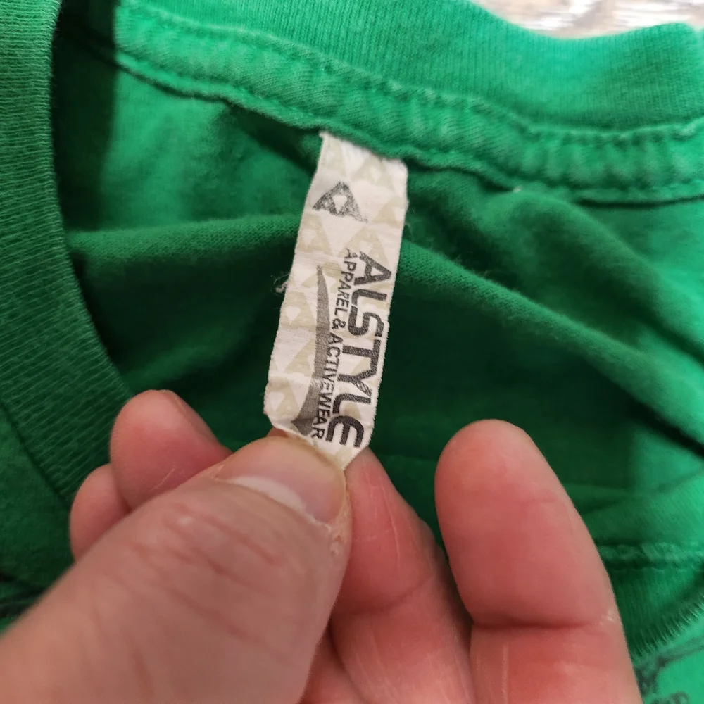 Simple Plan Band Tour Tee. Alstyle Green Graphic Tee Vintage 2012 - Picture 4 of 5